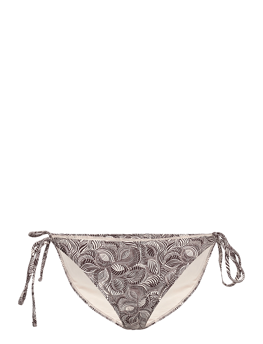Rosemunde - Bikini brief low waist - bikinis mit seitenbändern - brown leaf print - 0