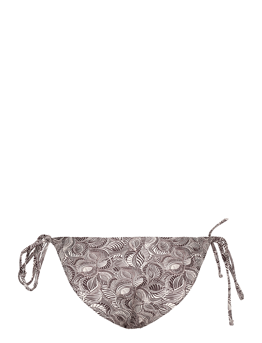 Rosemunde - Bikini brief low waist - bikinis mit seitenbändern - brown leaf print - 1