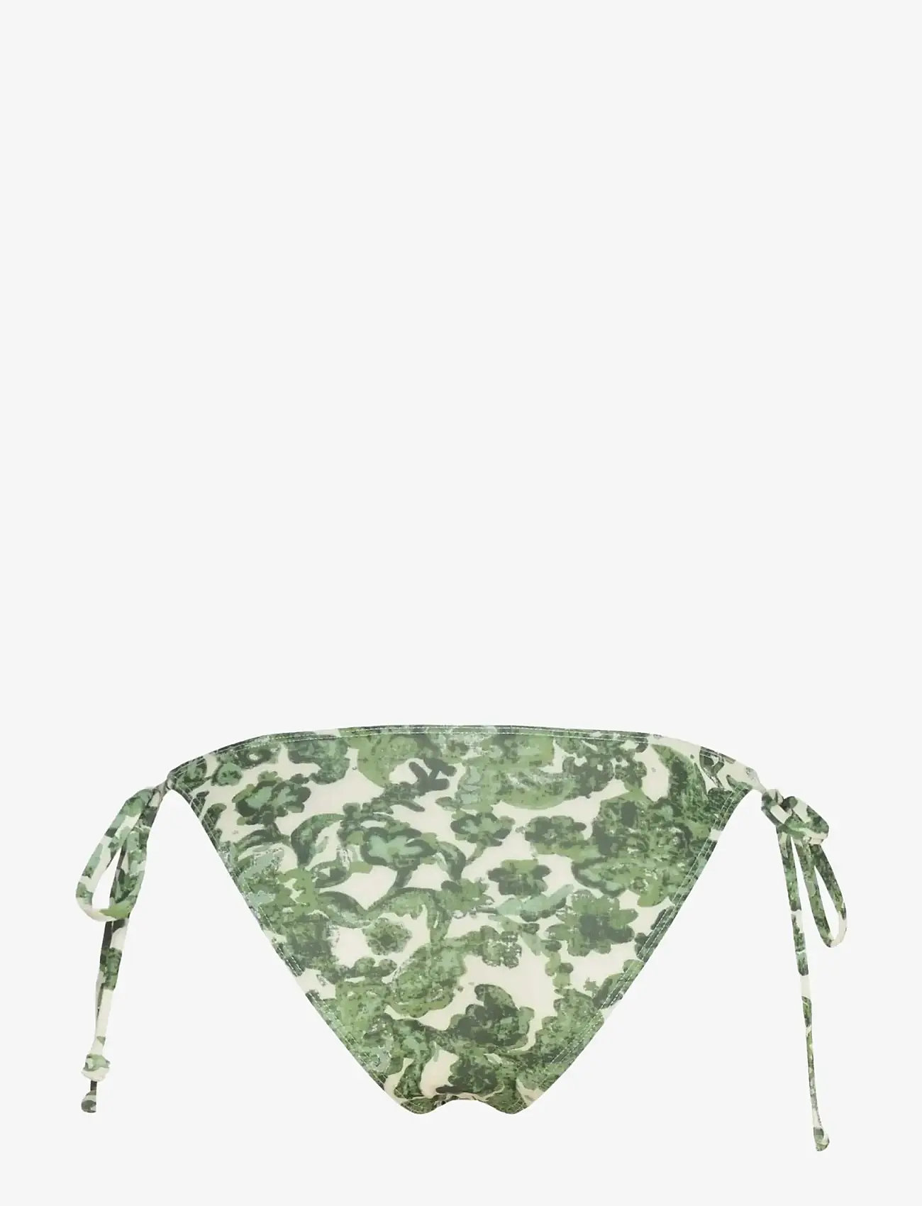 Rosemunde - RWShiitake Bikini Brief Low Waist - side tie bikinis - green ink - 1