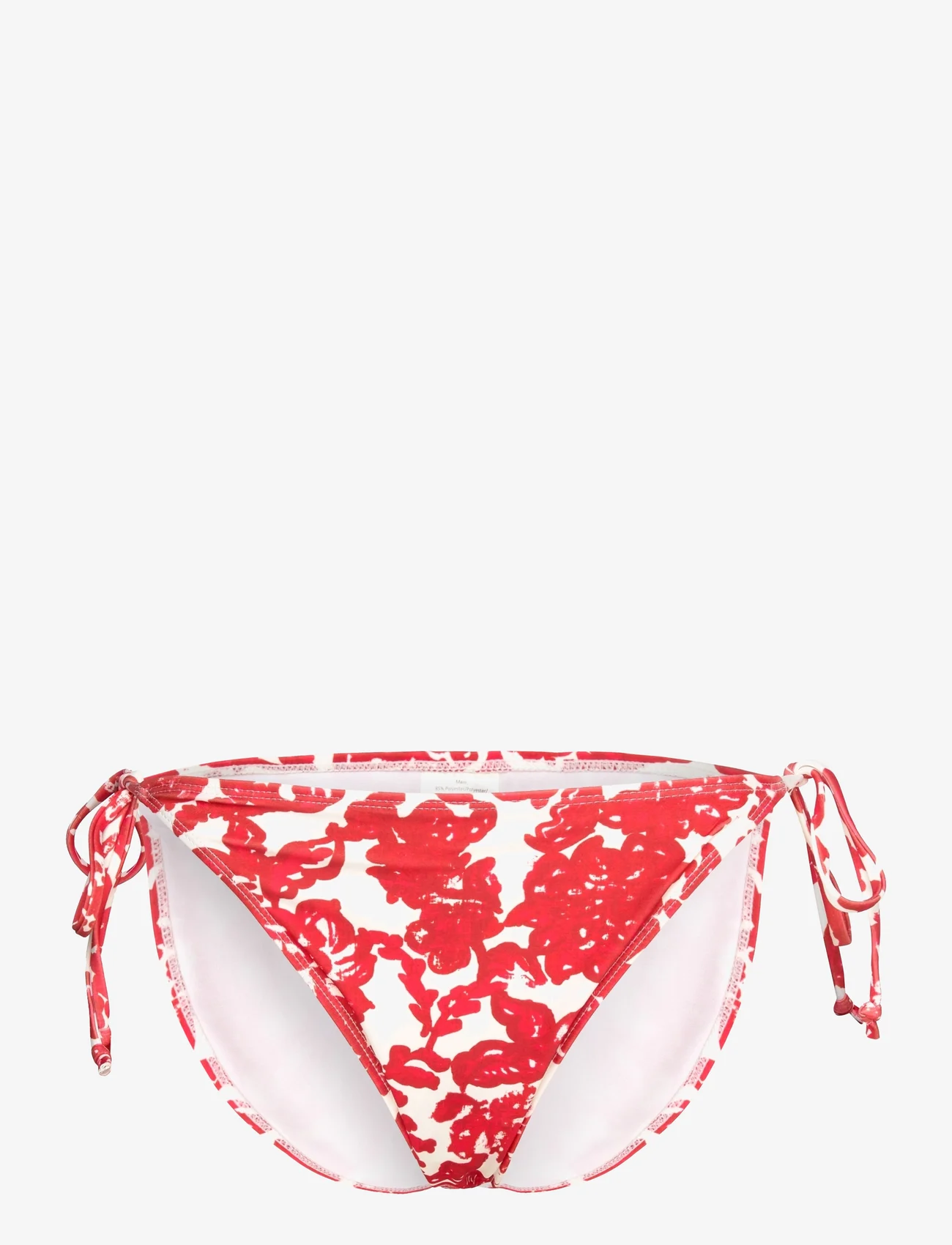 Rosemunde - Bikini brief low waist - side tie bikinis - red ink flower print - 0