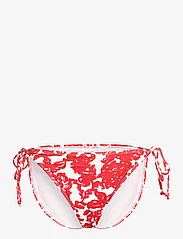 Rosemunde - Bikini brief low waist - side tie bikinis - red ink flower print - 0