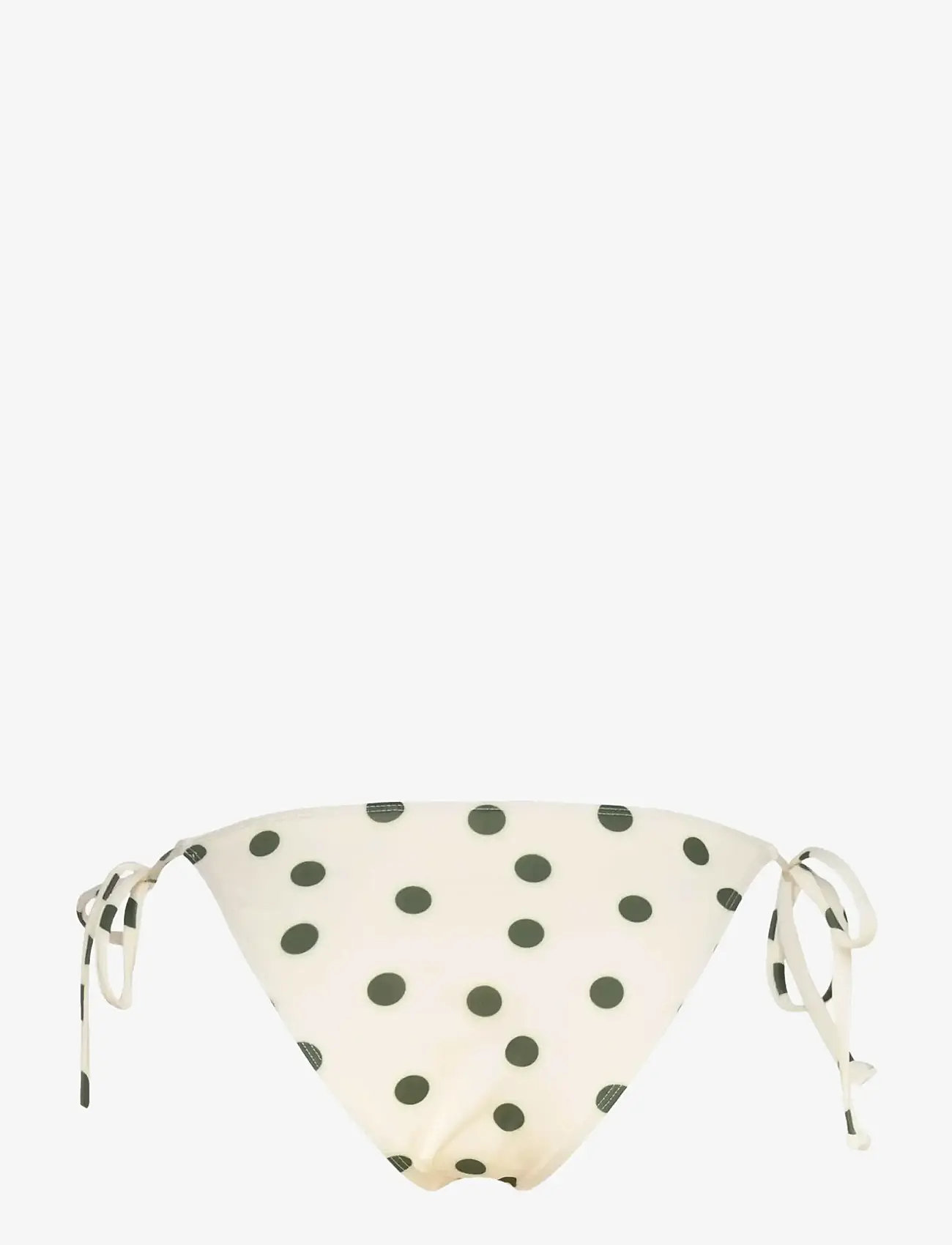 Rosemunde - RWShiitake Bikini Brief Low Waist - side tie bikinis - warm gray dot - 1