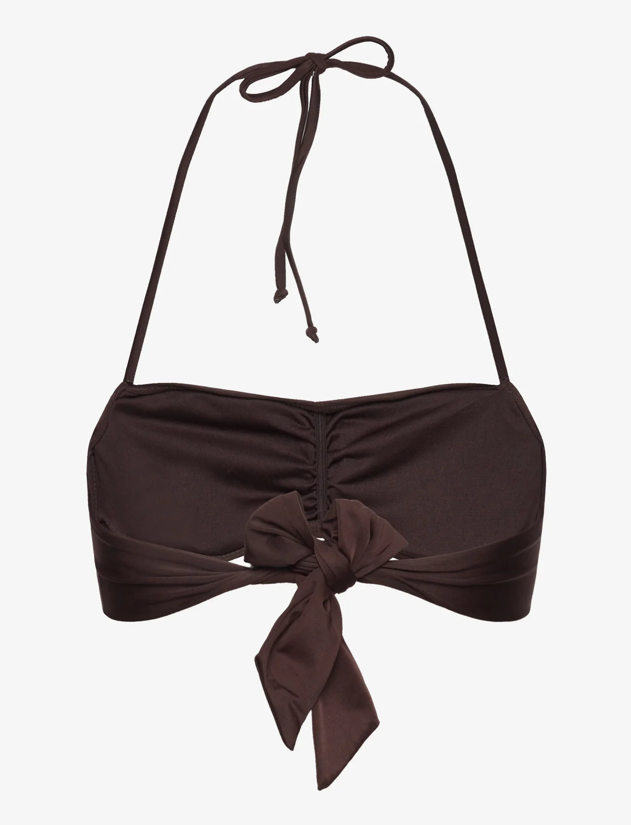 Rosemunde - Bandeau bikini top - bandeau bikini augšiņa - black brown - 1