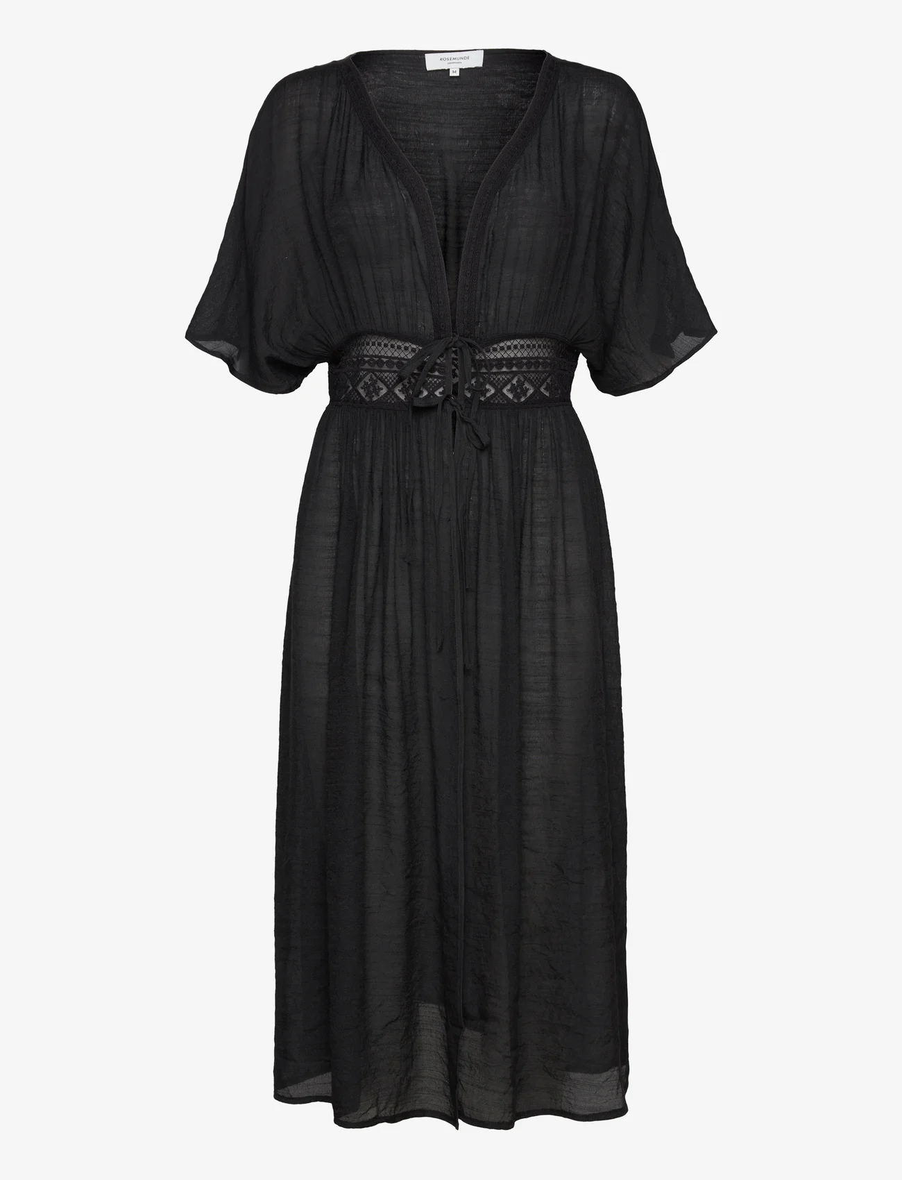 Rosemunde - Kimono long - beachwear - black - 0