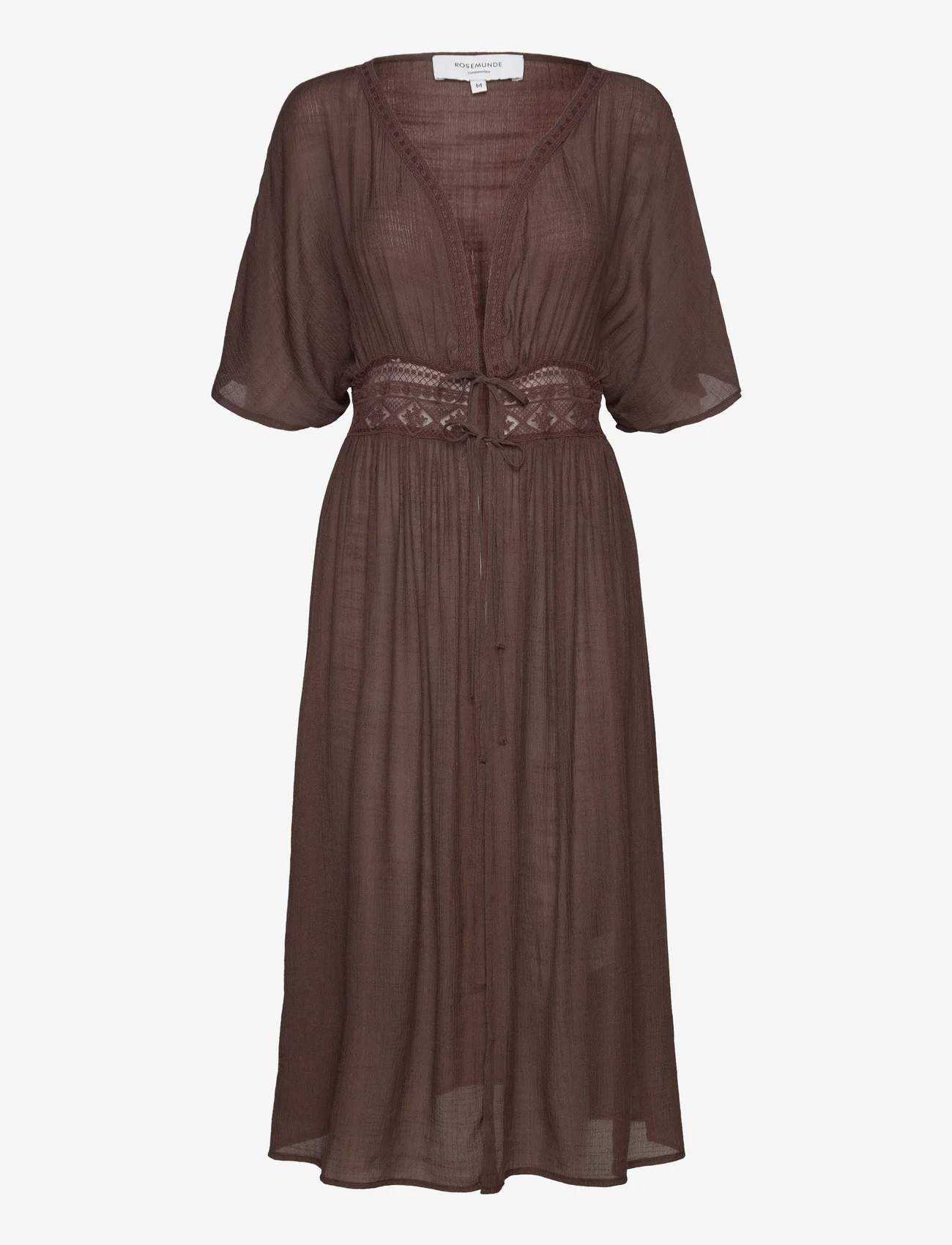 Rosemunde - Kimono long - overige badmode - black brown - 0