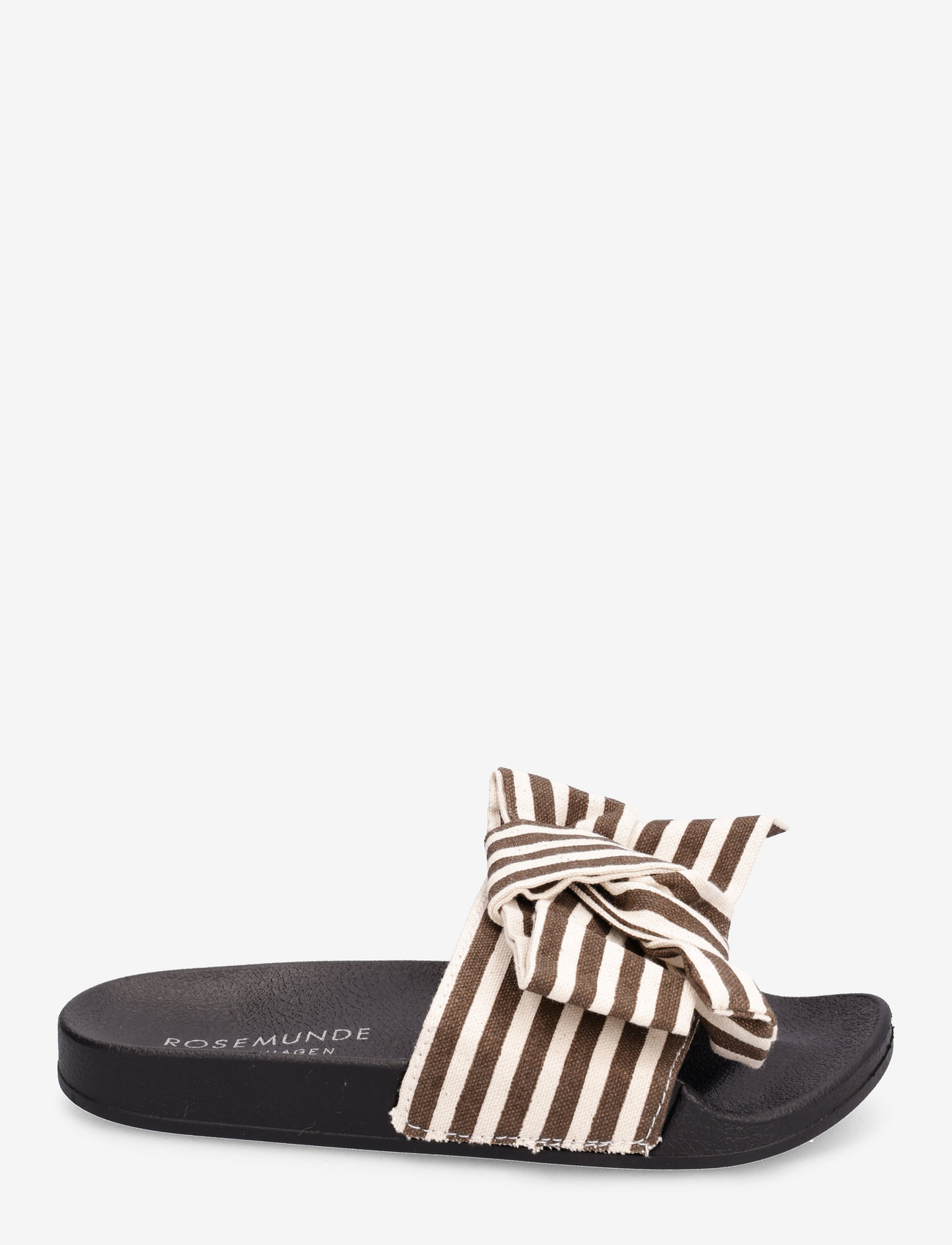 Rosemunde - Slide-on - black brown marble stripe - 1