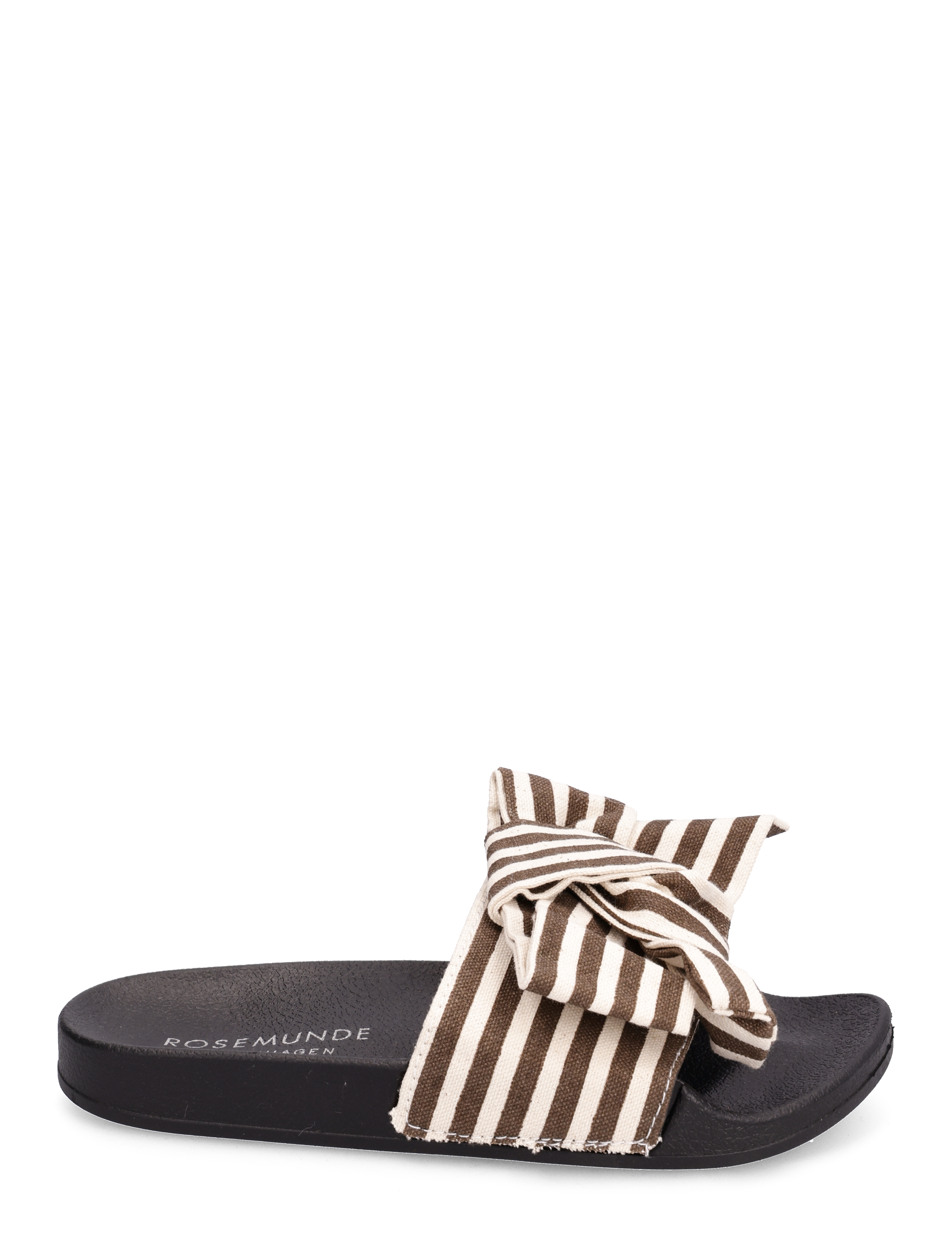 Rosemunde - Slide-on - black brown marble stripe - 1