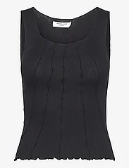 Rosemunde - Cotton top - sleeveless tops - black - 0