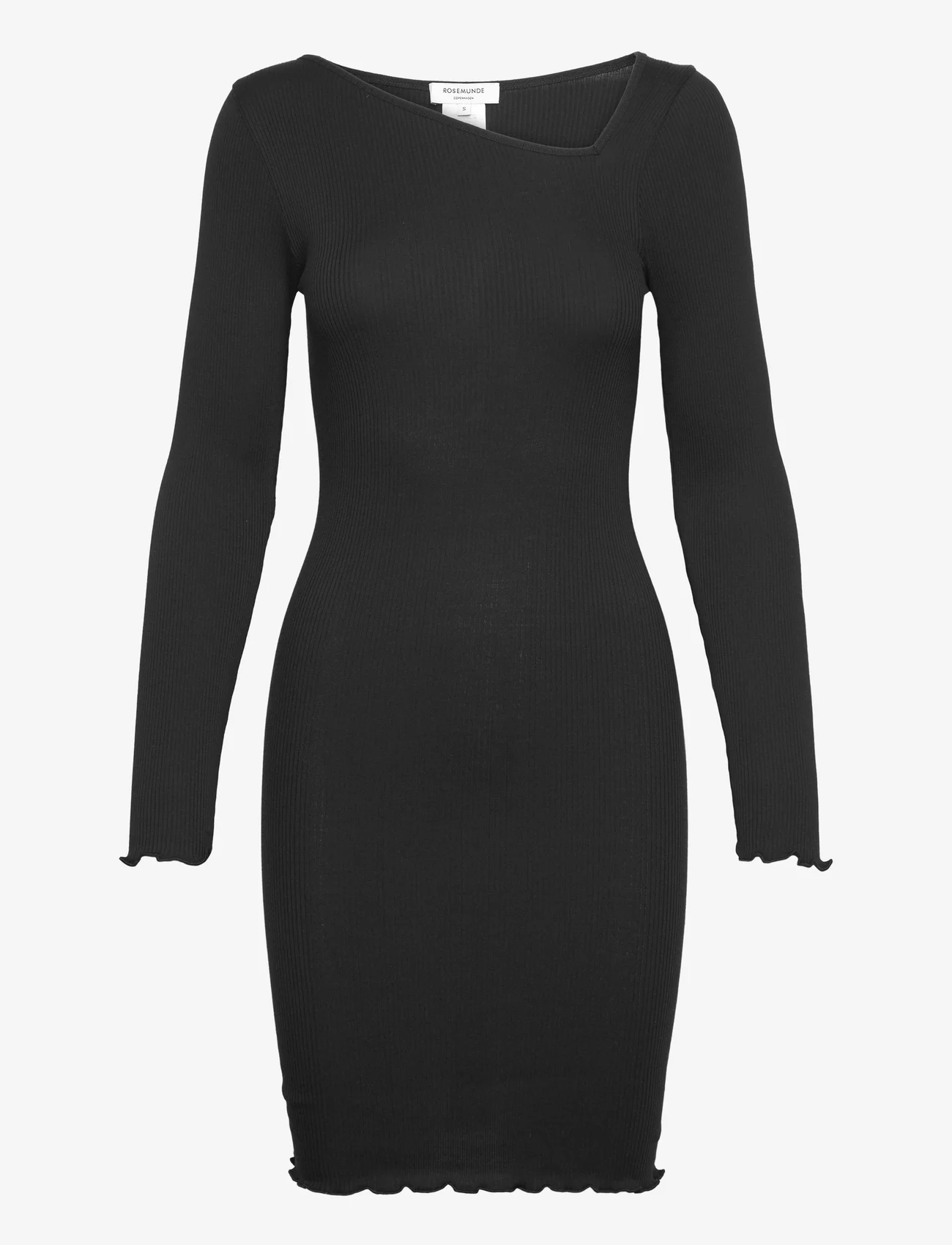 Rosemunde - Cotton dress - stramme kjoler - black - 0