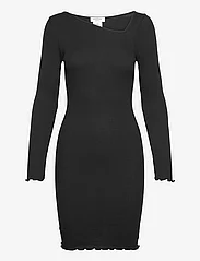 Rosemunde - Cotton dress - stramme kjoler - black - 0