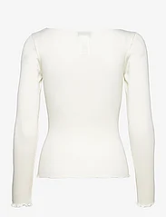 Rosemunde - Cotton t-shirt - long-sleeved tops - ivory - 1
