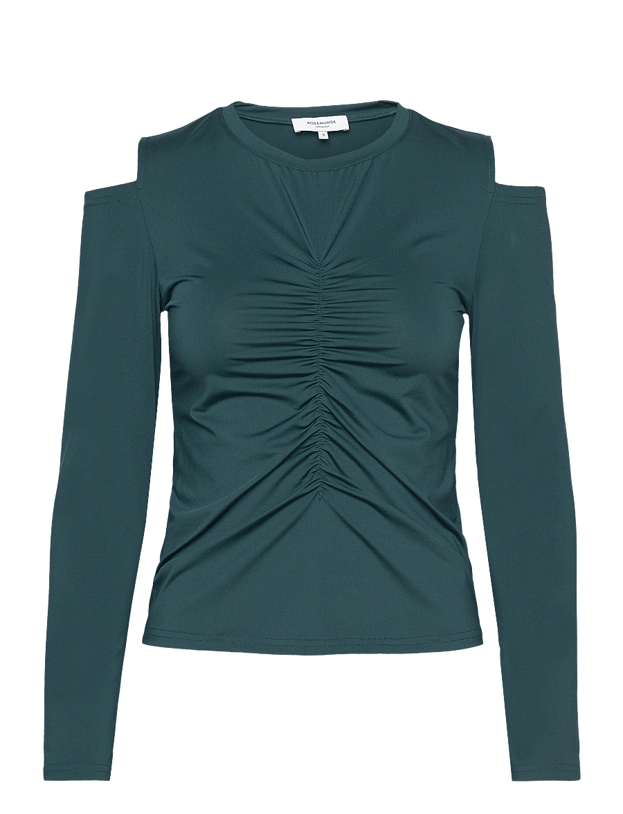 Rosemunde - T-shirt - langærmede toppe - dark teal - 0