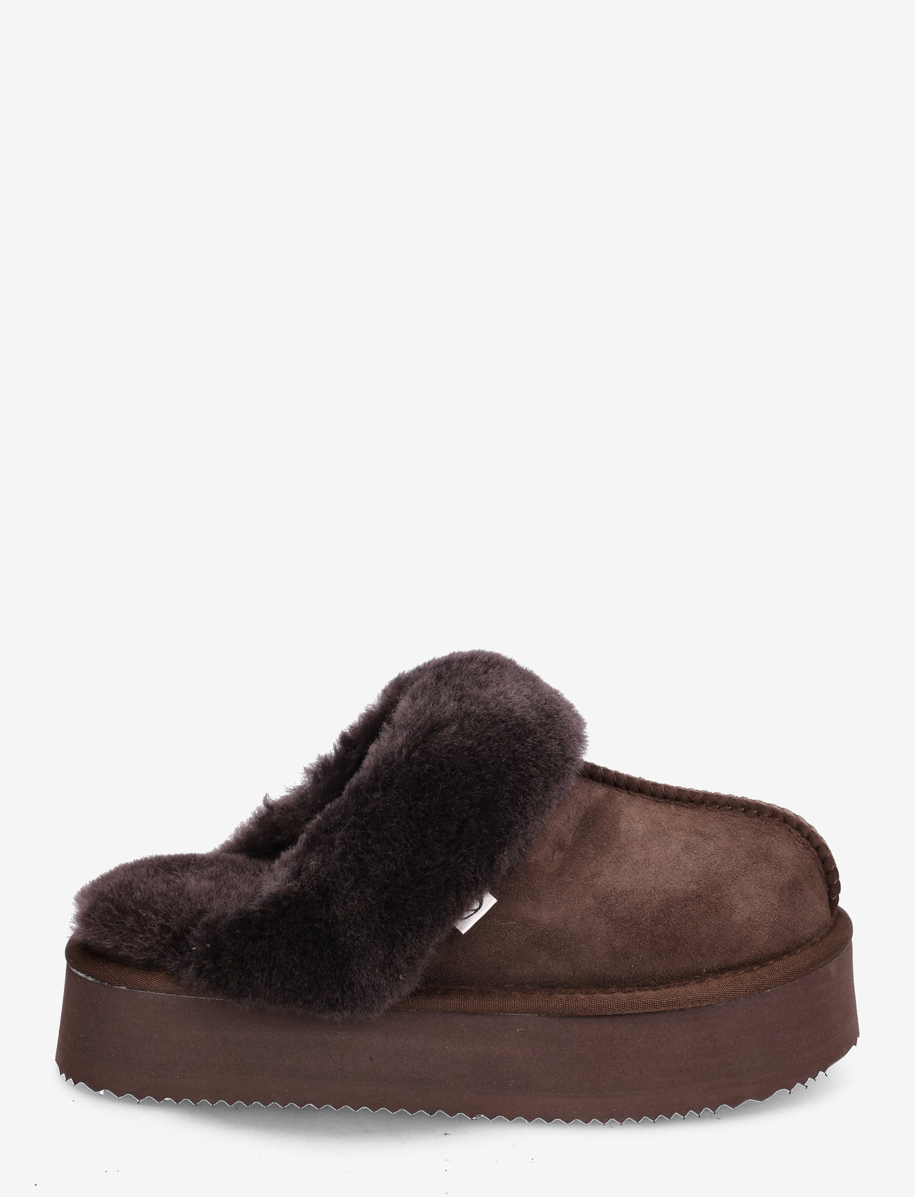Rosemunde - Shearling slippers - birthday gifts - coffee brown - 1