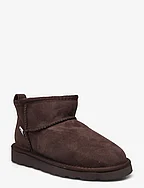 Shearling boots - COFFEE BROWN