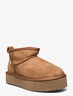 Shearling boots - ALMOND