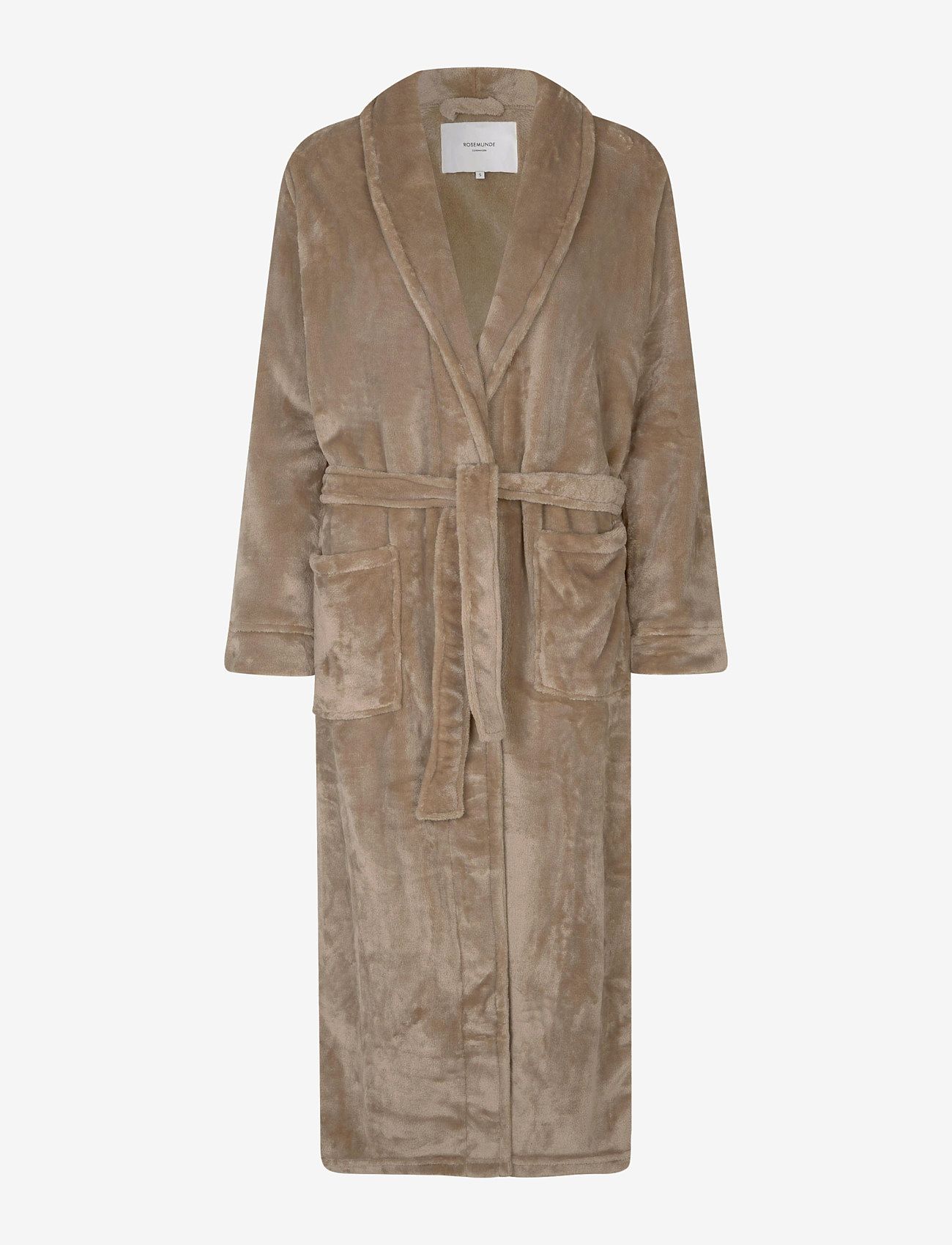 Rosemunde - Long fleece robe - kylpytakit - sand dune - 0