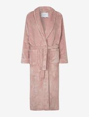 Long fleece robe - VINTAGE POWDER