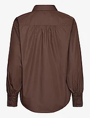 Rosemunde - RWSEbony shirt w/ruffles - langärmlige hemden - chestnut - 1