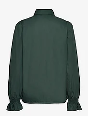 Rosemunde - Shirt w/ smock detail - long-sleeved shirts - dark green - 1