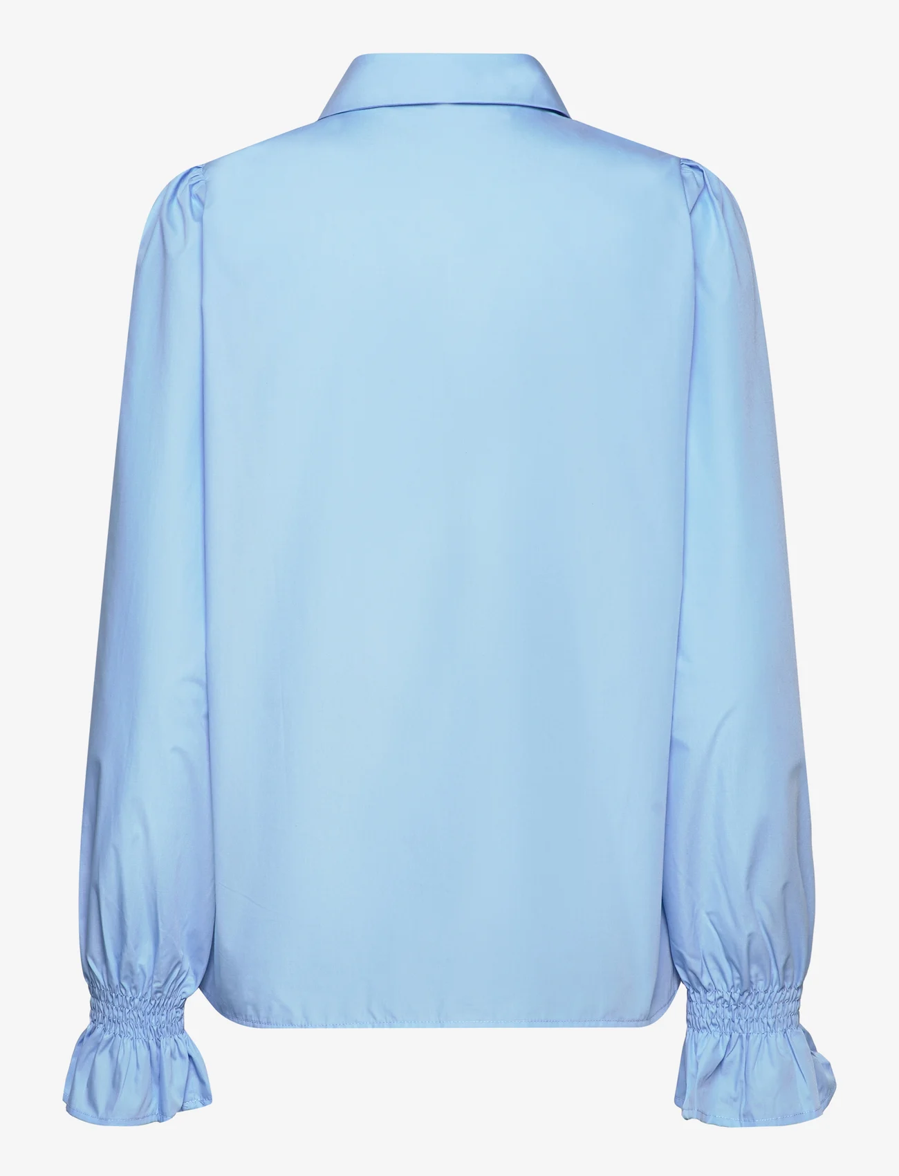 Rosemunde - Shirt w/ smock detail - pitkähihaiset paidat - heaven - 1
