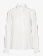 Shirt w/ smock detail - NEW WHITE