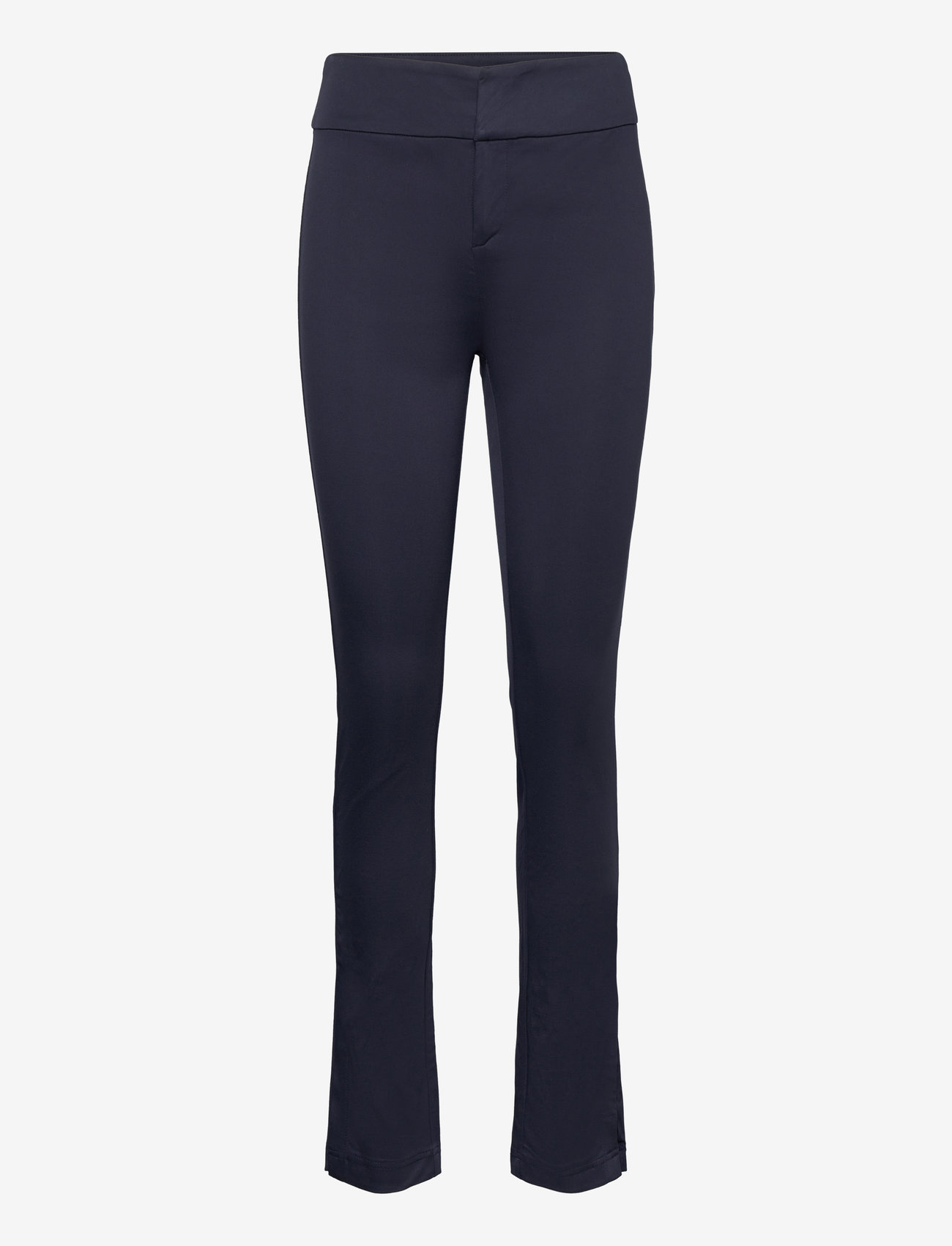 Rosemunde - Trousers w/ slit - aptemtos kelnės - navy - 0