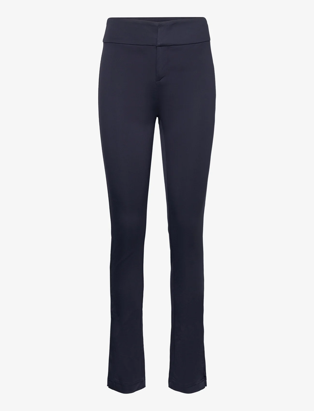 Rosemunde - Trousers w/ slit - slim fit spodnie - navy - 0