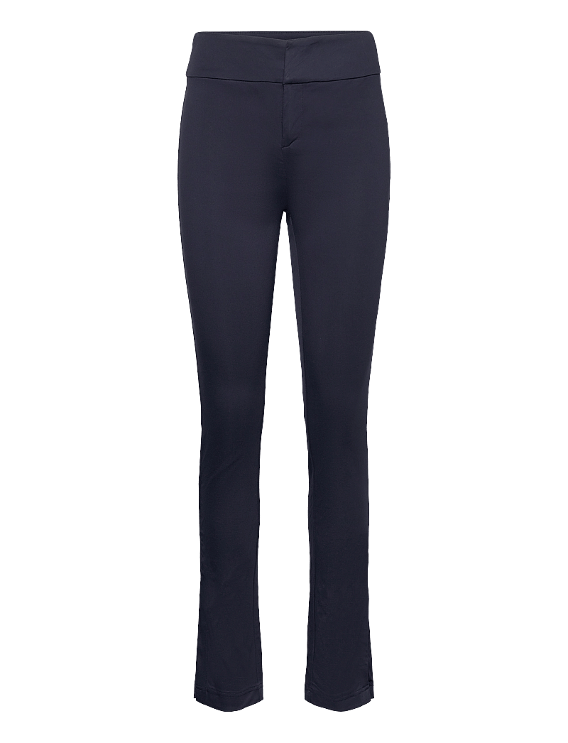 Rosemunde - Trousers w/ slit - slim fit hosen - navy - 0