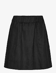 Rosemunde - Linen skirt - trumpi sijonai - black - 0