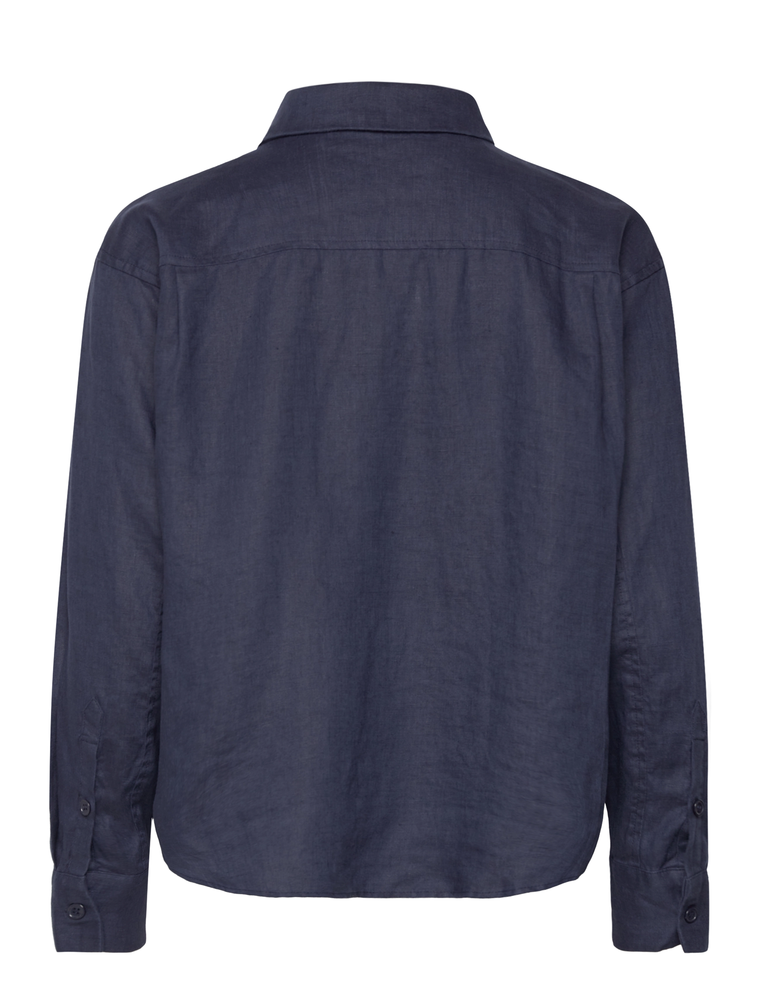 Rosemunde - Linen shirt - navy - 1