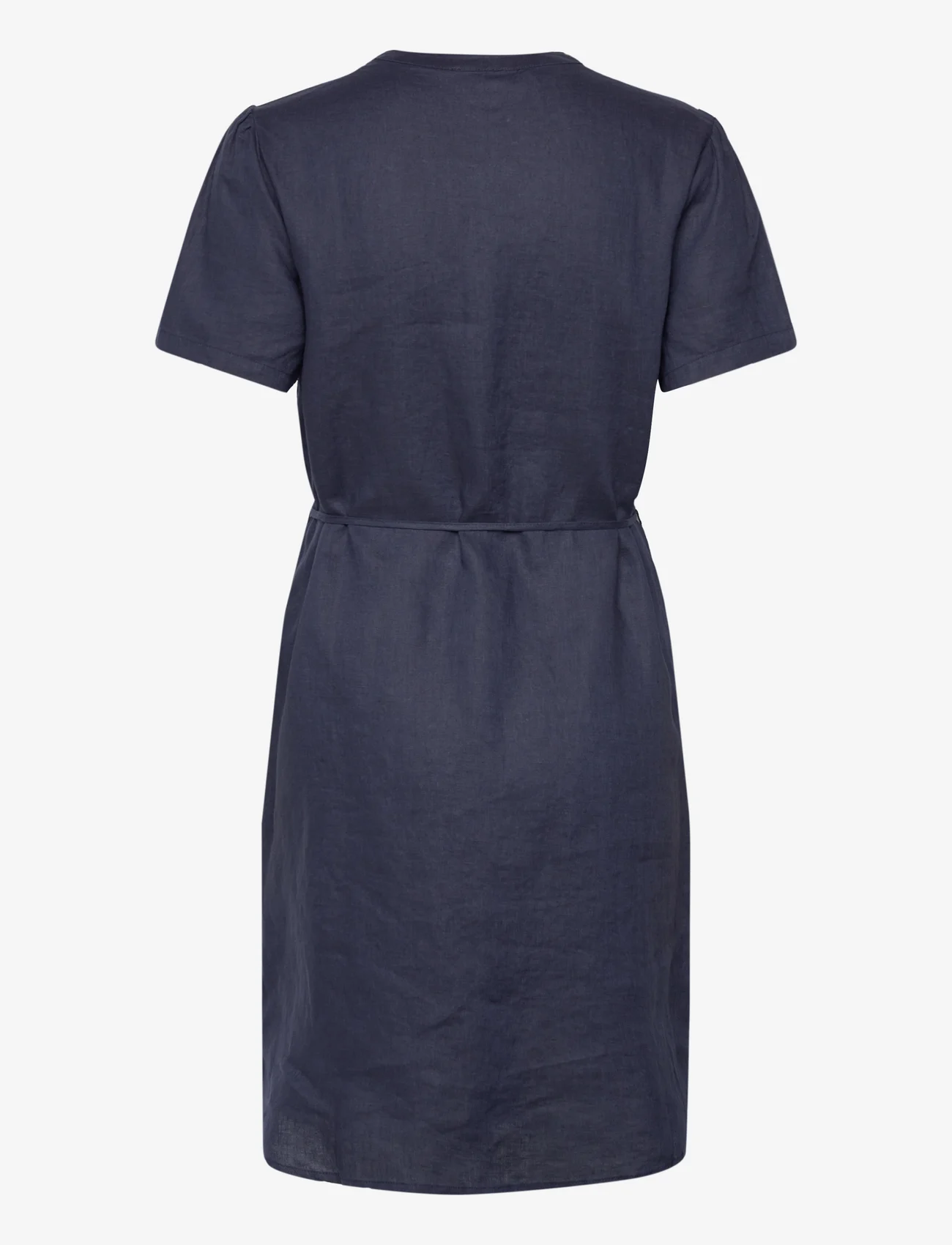 Rosemunde - Linen dress - summer dresses - navy - 1