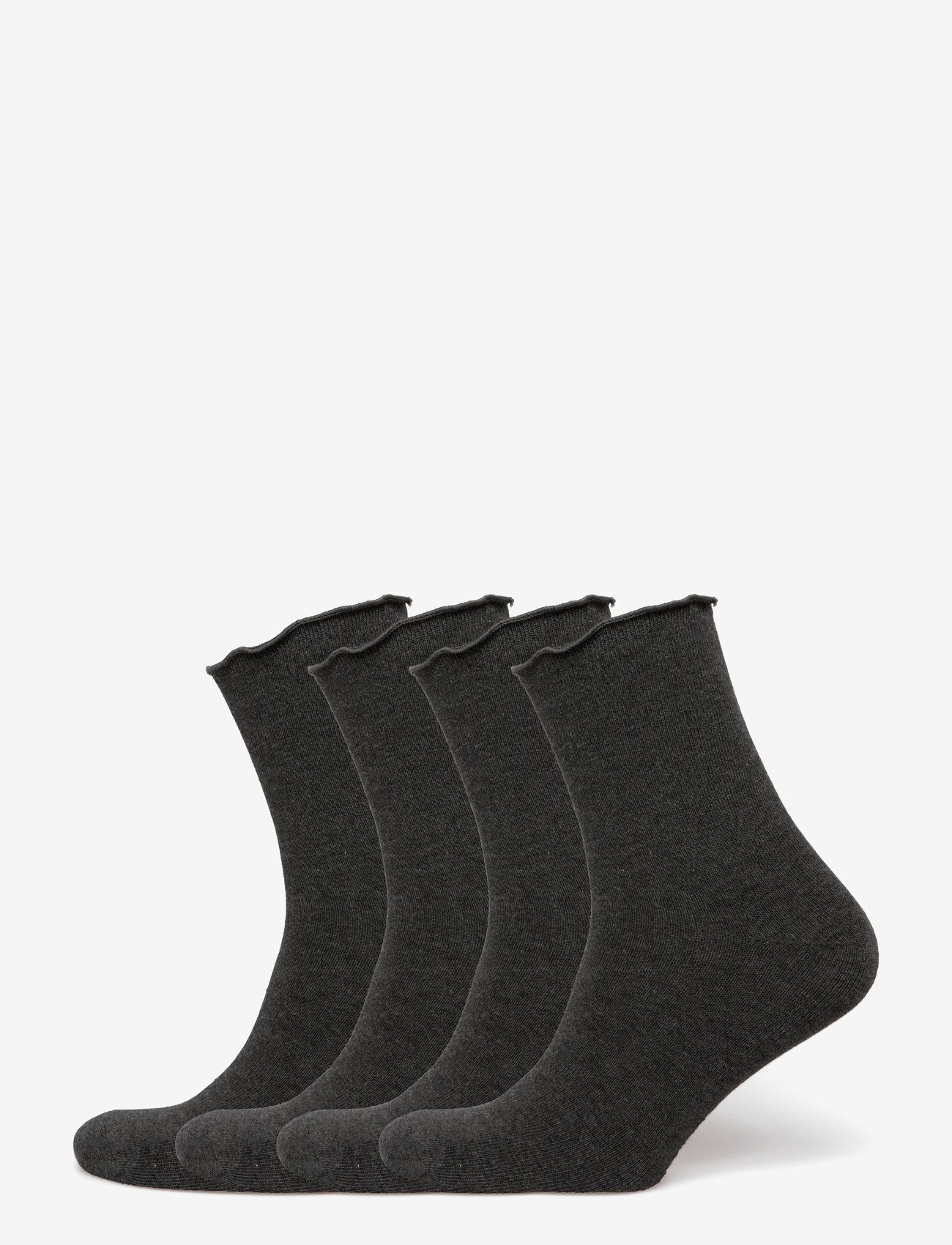 Rosemunde - RHAtlanta Socks - 4-pack - vanliga strumpor - dark grey melange - 0