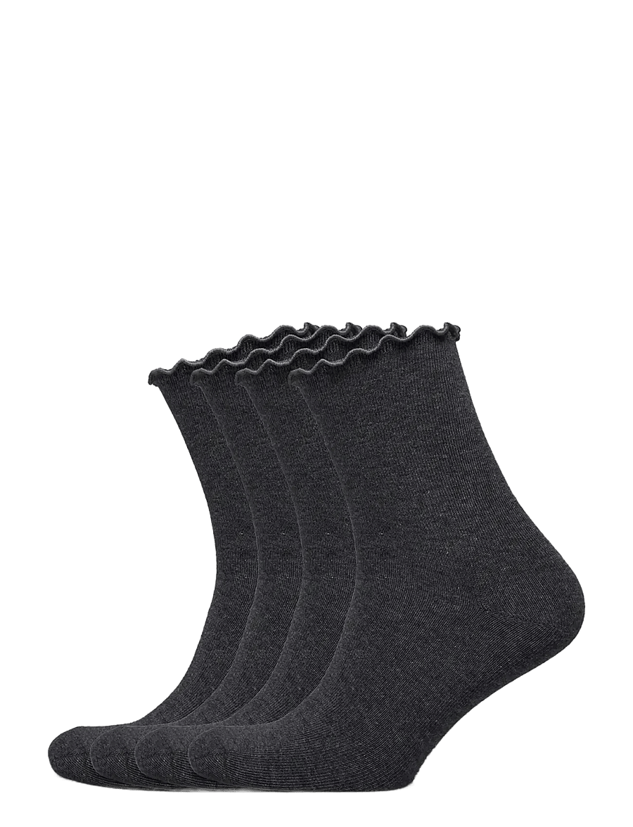 Rosemunde - RHAtlanta Socks - 4-pack - normale socken - dark grey melange - 0