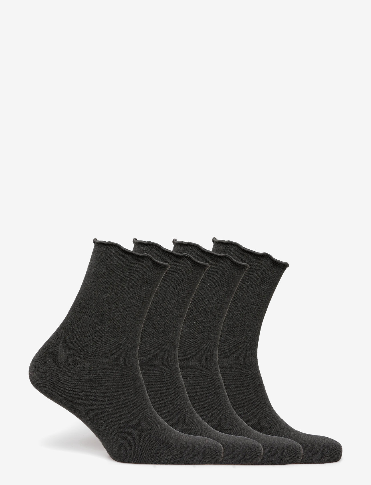 Rosemunde - RHAtlanta Socks - 4-pack - vanliga strumpor - dark grey melange - 1