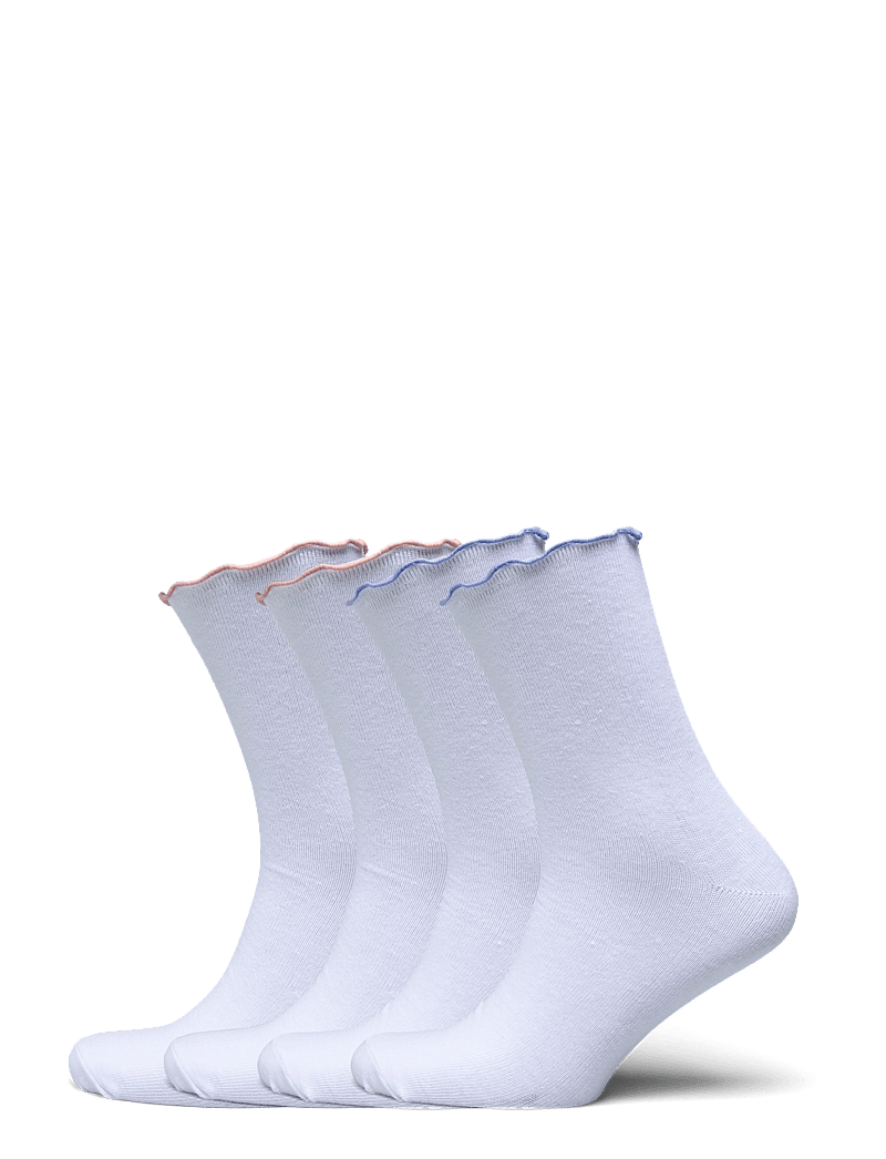 Rosemunde - RHAtlanta Socks - 4-pack - crew sokken - new white w/blue/rosa mix - 0