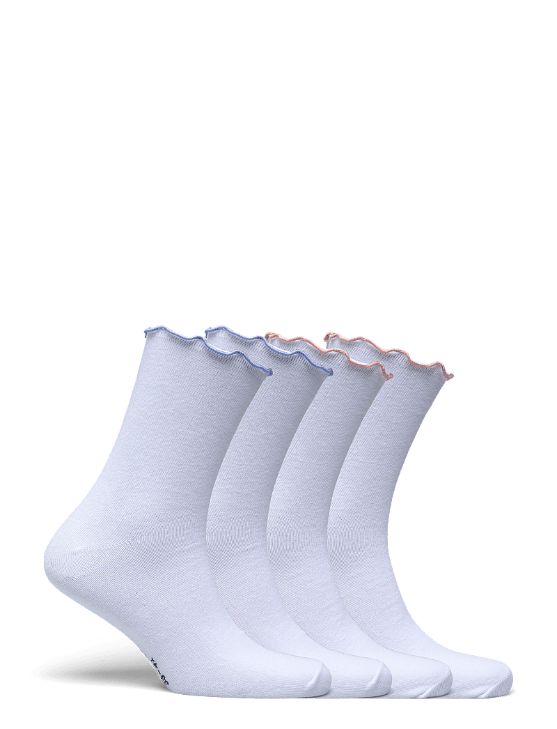 Rosemunde - RHAtlanta Socks - 4-pack - crew sokken - new white w/blue/rosa mix - 1