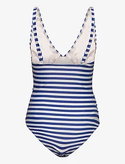 Rosemunde - Swimsuit - baddräkter - blue stripe - 1