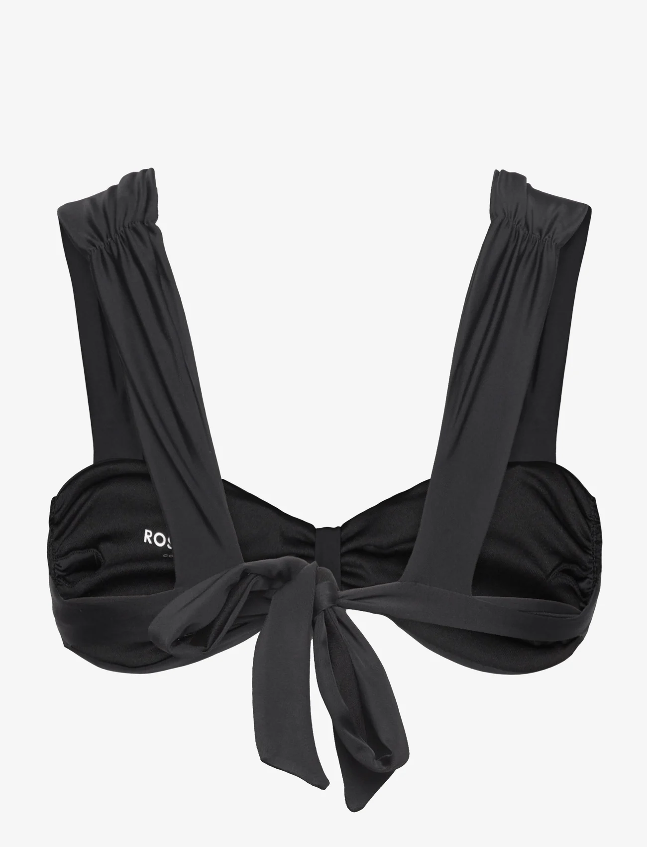 Rosemunde - Bandeau bikini top - bandeau bikini augšiņa - black - 1