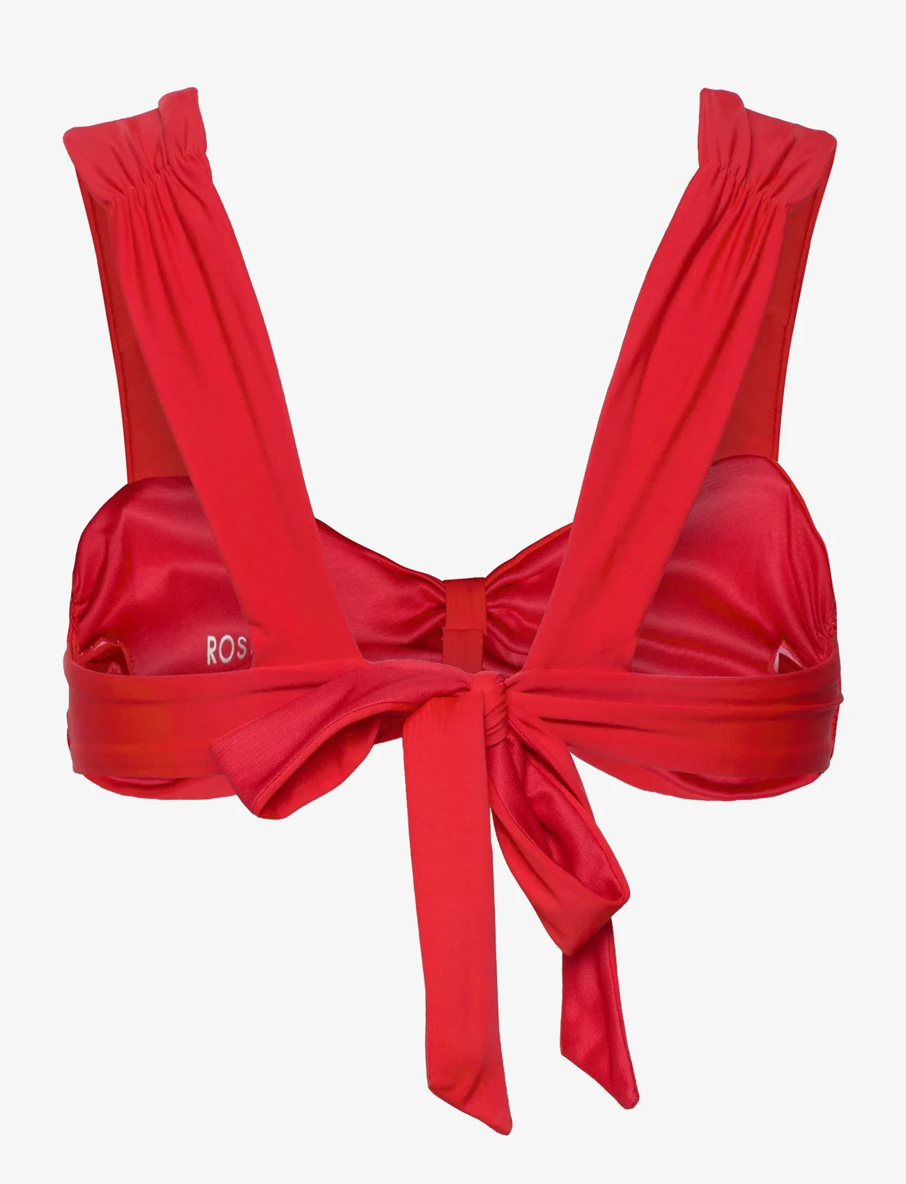 Rosemunde - Bandeau bikini top - bikinio liemenėlės su kaspinėliais - high risk red - 1