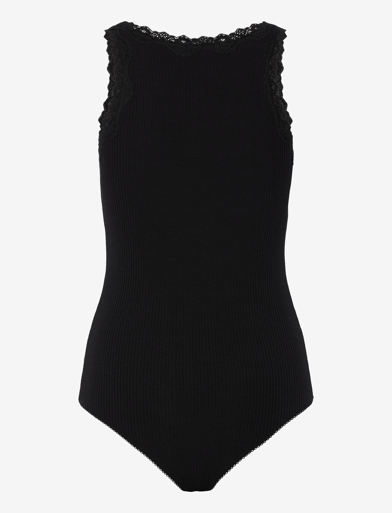 Rosemunde - Silk bodystocking w/ lace - special occasions - black - 1