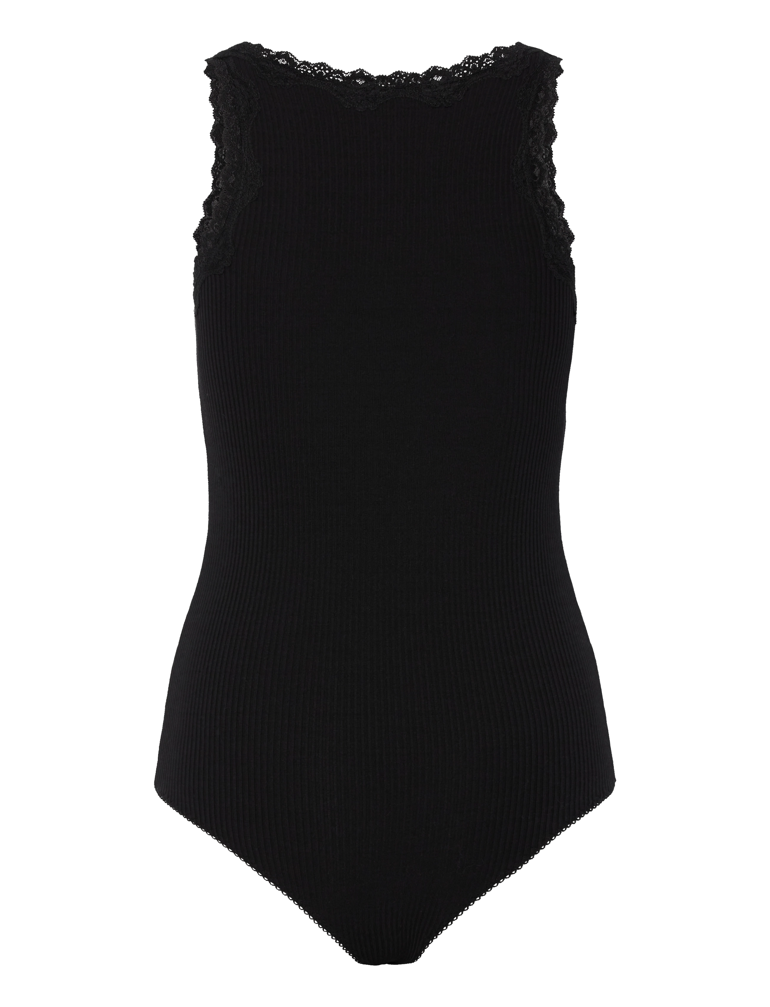 Rosemunde - Silk bodystocking w/ lace - spesielle anledninger - black - 1