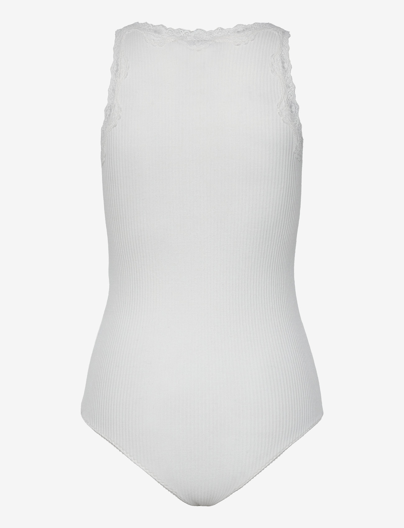 Rosemunde - Silk bodystocking w/ lace - særlige begivenheder - new white - 2