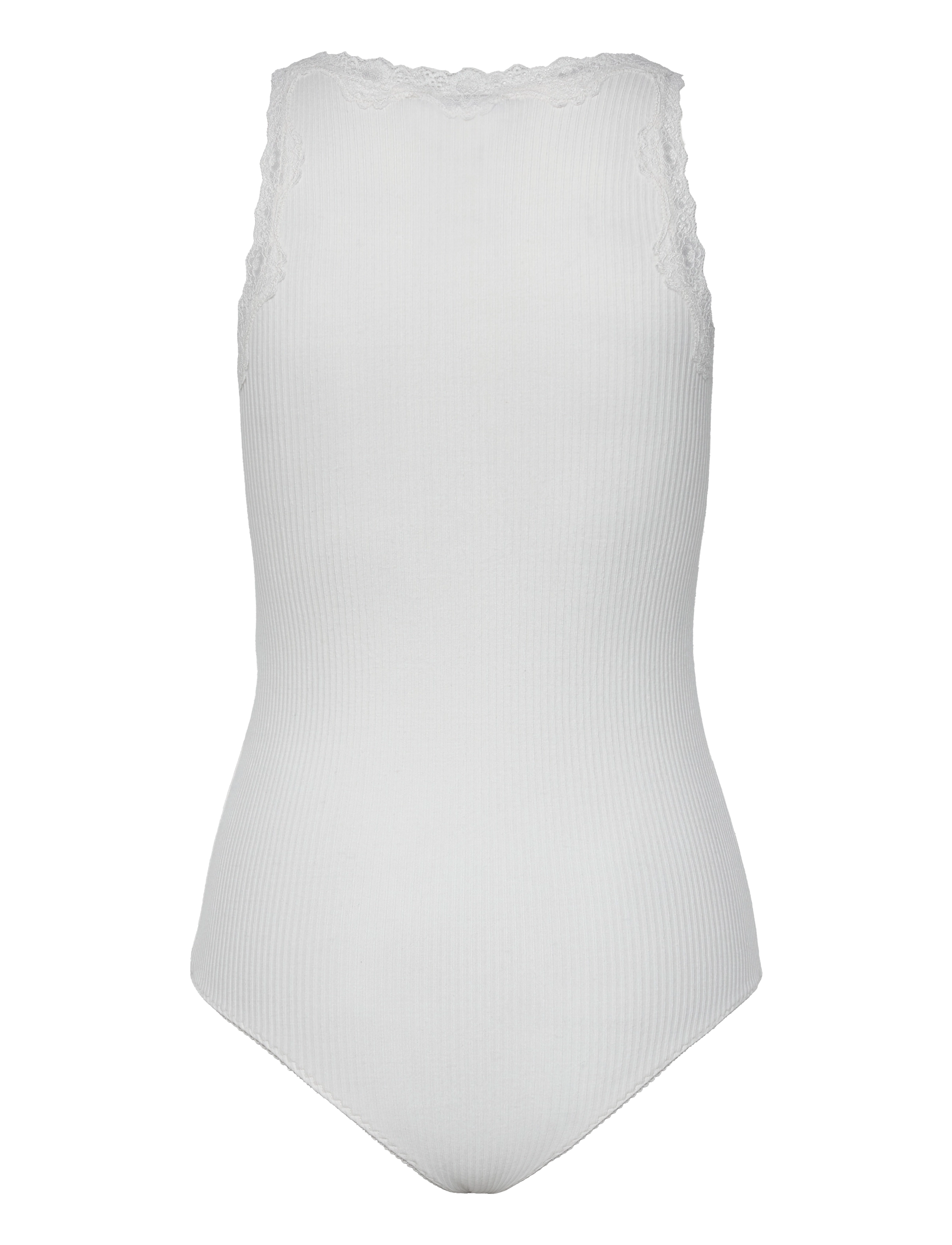 Rosemunde - Silk bodystocking w/ lace - besondere anlässe - new white - 2