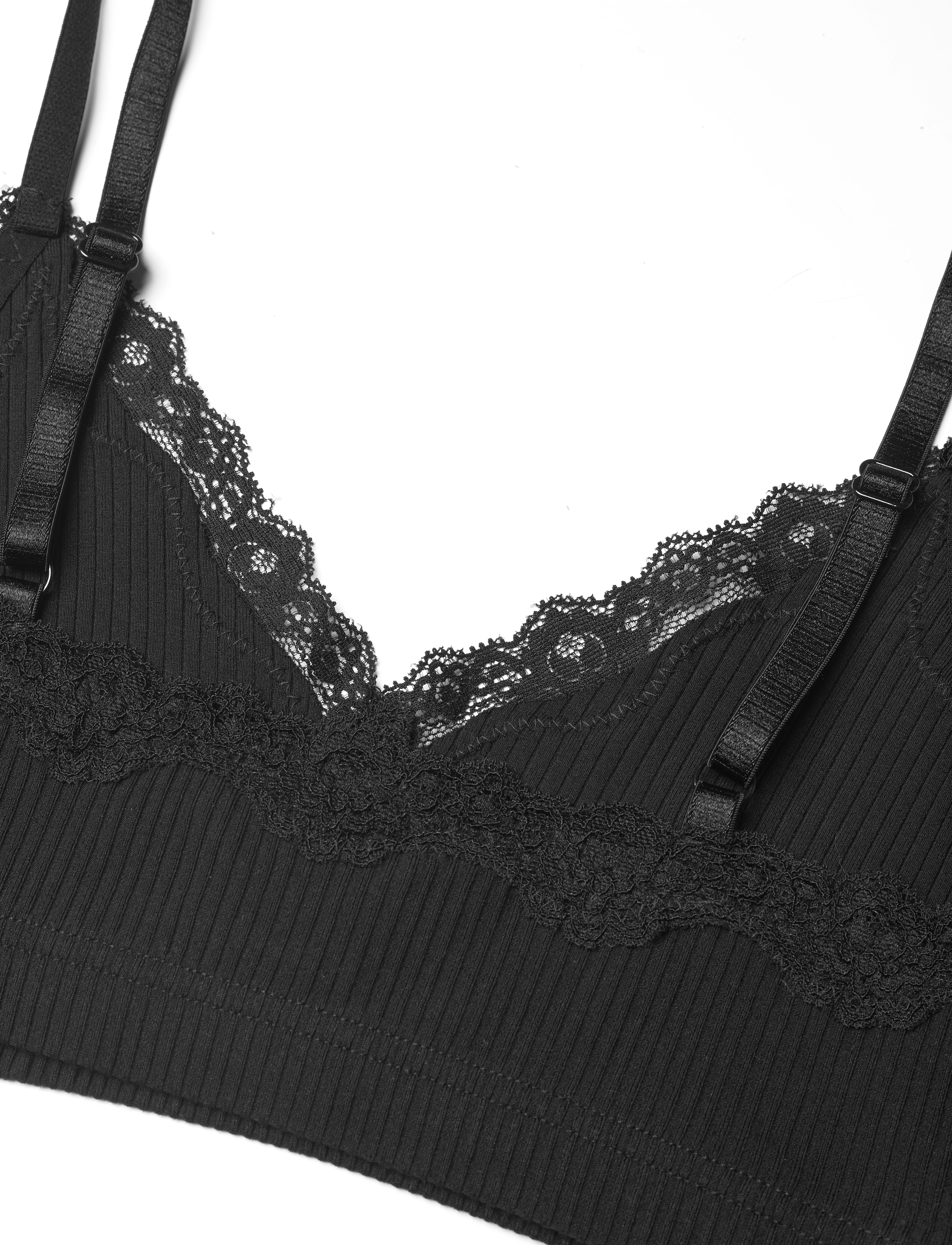 Rosemunde - RWBarbados bra top - bygellösa bh:ar - black - 4