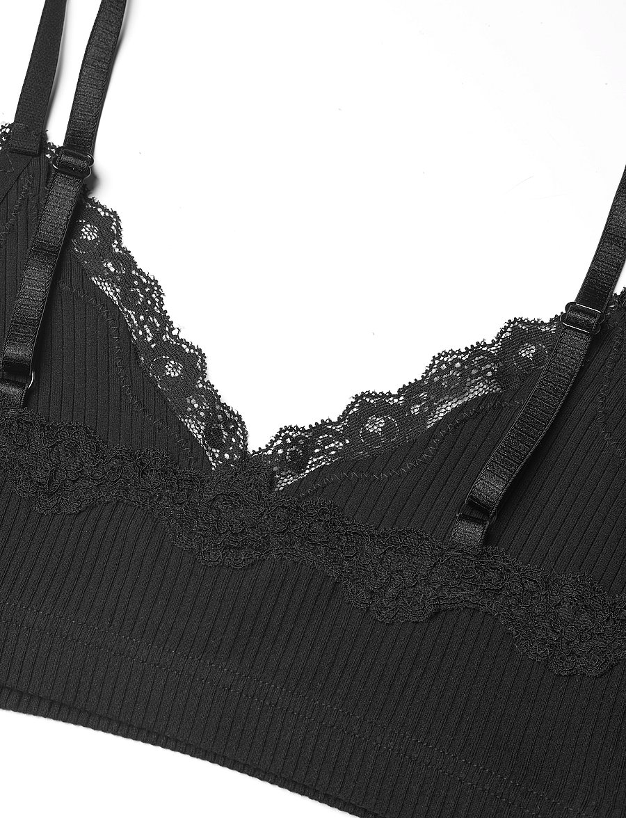 Rosemunde - RWBarbados bra top - bygellösa bh:ar - black - 4