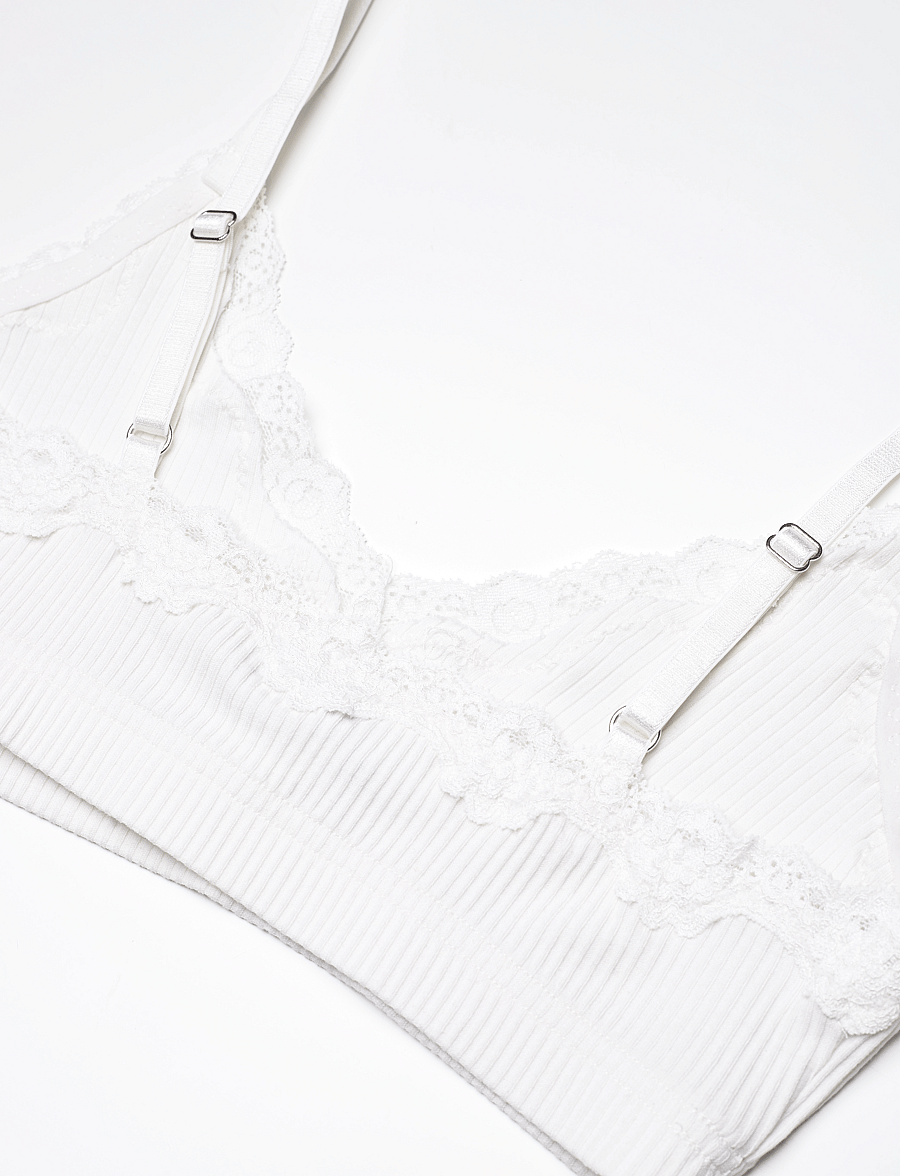 Rosemunde - RWBarbados bra top - non wired bras - new white - 3