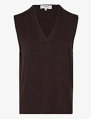 Rosemunde - Top - blouses zonder mouwen - black brown - 0
