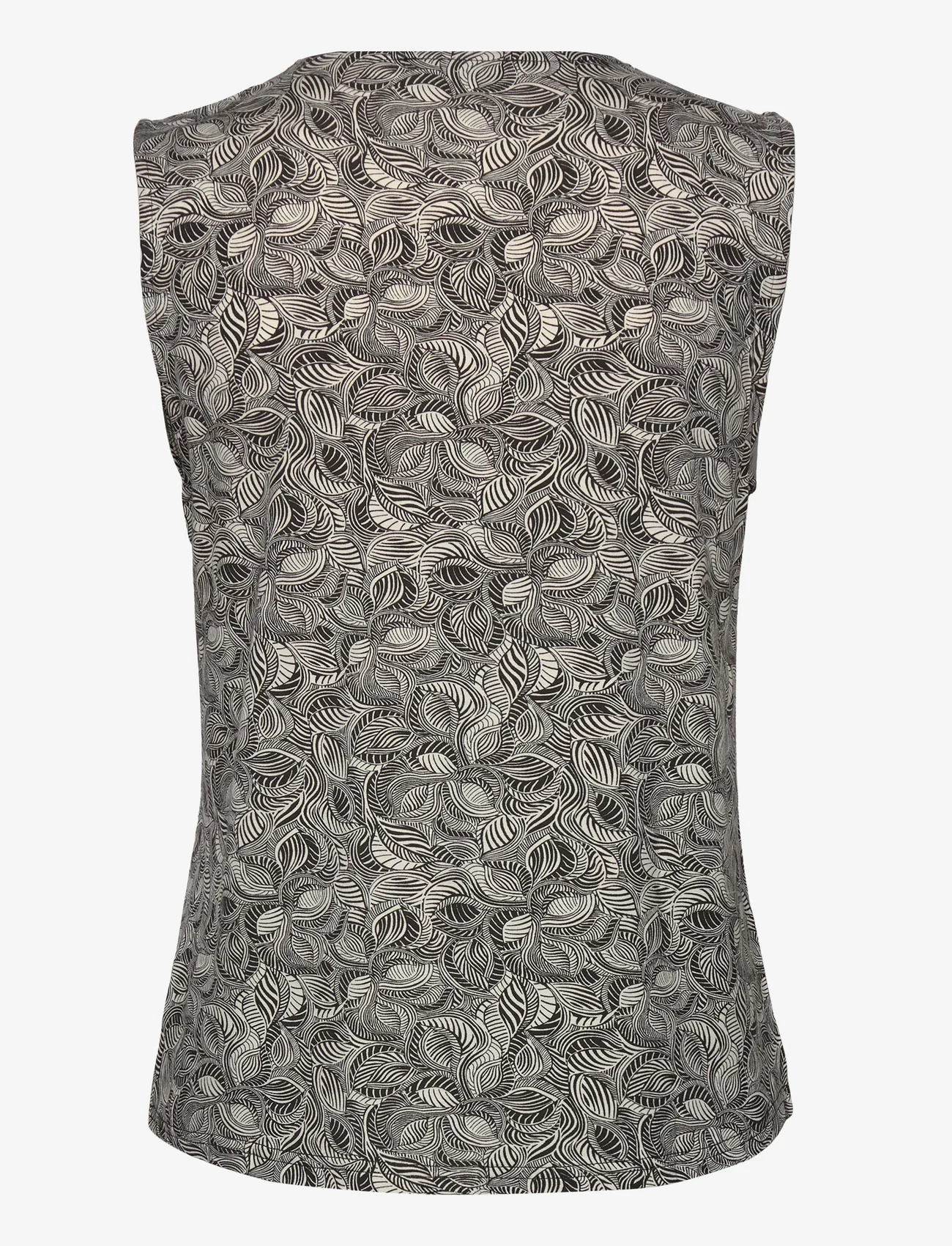 Rosemunde - Top - blouses zonder mouwen - brown leaf print - 1
