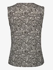 Rosemunde - Top - blouses zonder mouwen - brown leaf print - 1