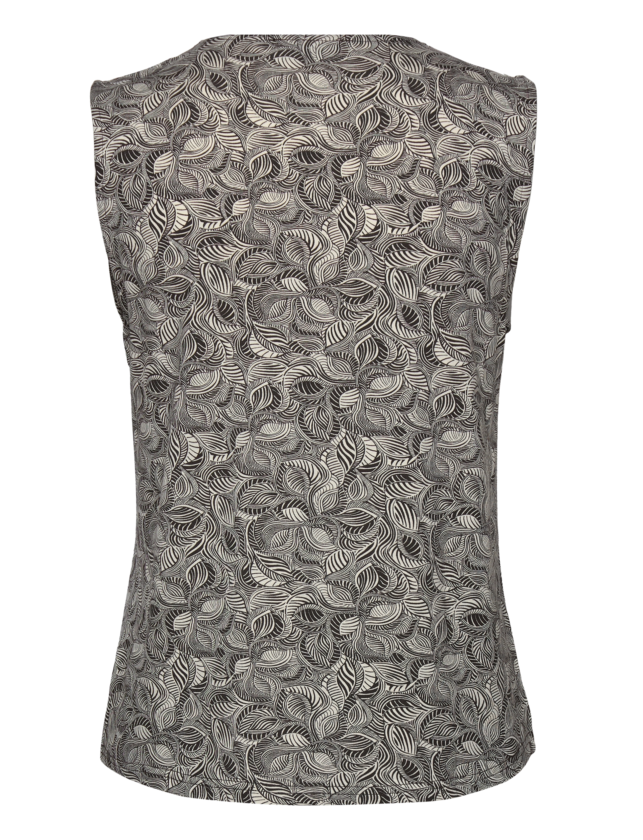 Rosemunde - Top - blouses zonder mouwen - brown leaf print - 1